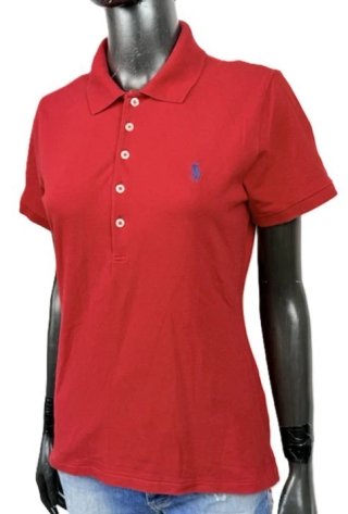 Polo Ralph Lauren Donna Taglia M Regular Fit Rossa