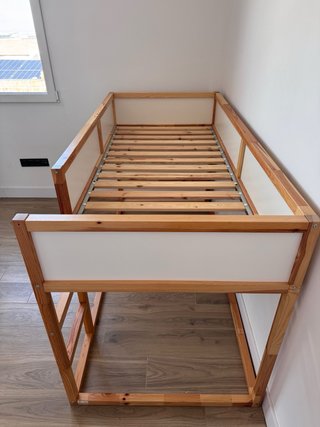 Litera IKEA KURA Madera Blanca