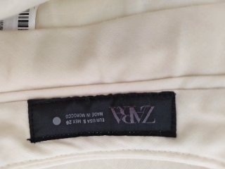 Pantalón Zara Beige Talla S