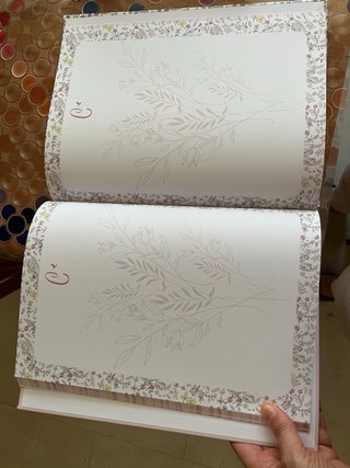 Libro de firmas Comunión , niña letra C