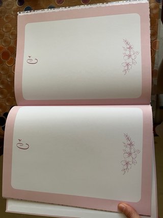 Libro de firmas Comunión , niña letra C