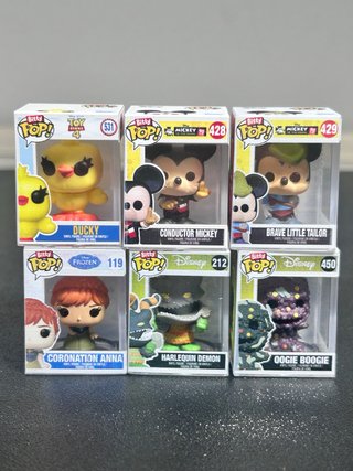 6 Figuras Funko Bitty Pop! Disney & Toy Story