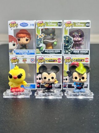 6 Figuras Funko Bitty Pop! Disney & Toy Story