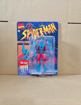 Marvel Legends Spider-Man Web-Man Retro Card