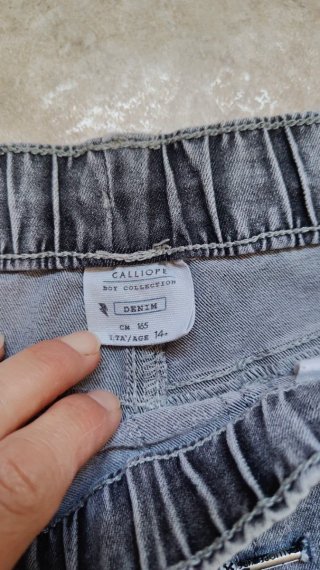 2 Pantaloni Bambino Grigio e Nero