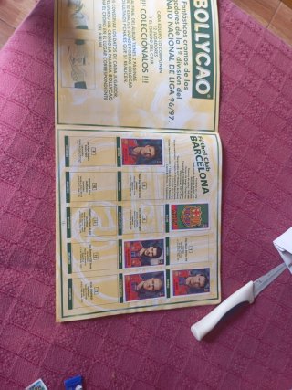Álbum Fútbol Liga 96-97 Bollycao