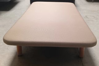 90X190 | COLCHON VISCO + BASE TAPIZADA 3D