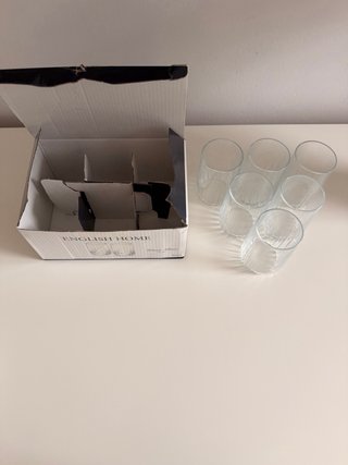 Juego 6 vasos 135ml nuevos
