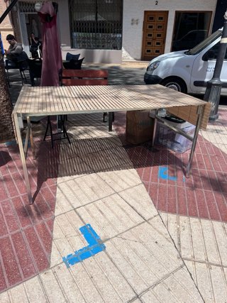 Mesa Mercado Acero Inoxidable