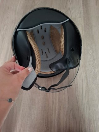 Casco SHIR Negro Scooter