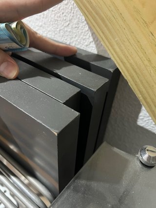 Estanteria Enetri ikea gris de madera
