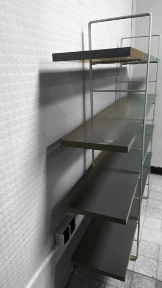 Estanteria Enetri ikea gris de madera