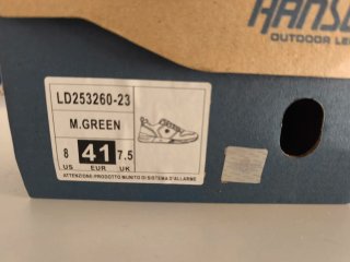 Scarpe uomo Hanson verdi taglia 41
