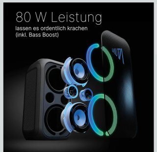 Altavoz Bluetooth Panasonic Negro Multicolor