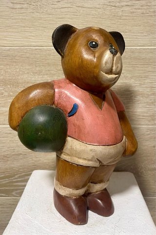OSO VINTAGE DE MADERA