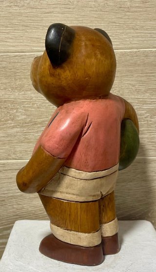 OSO VINTAGE DE MADERA