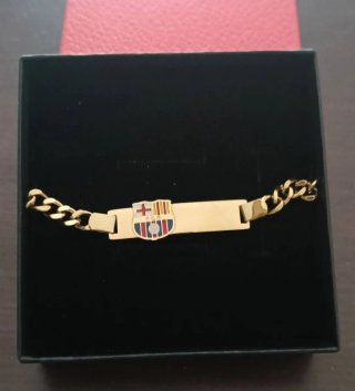 Pulseras de equipos de futbol en Oro laminado