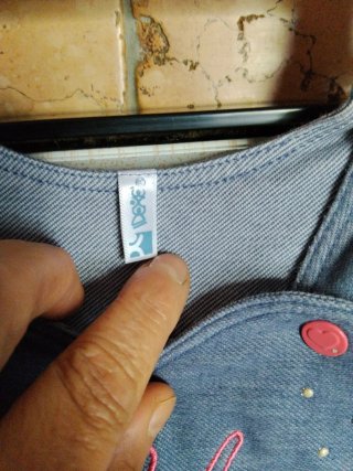 Salopette bimba 18 mesi cotone