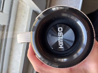 Altavoz KIMISO Boombox Beige/Amarillo