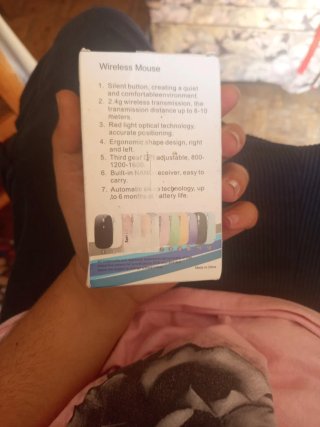 Ratón Inalámbrico Negro Sin Abrir