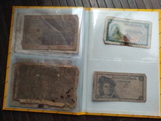 🇪🇸 Álbum antiguo con colección de billetes