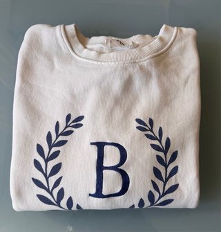 Sudadera Brownie Blanca Verano