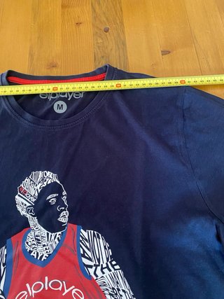 T-shirt Elplayer Blu tg M con stampa giocatore