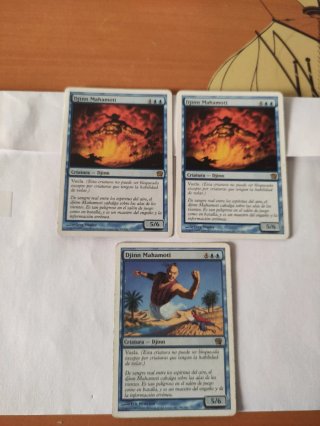 Mtg Djinn Mahamoti x3