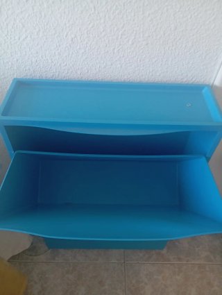 Zapatero 2 Puertas Azul