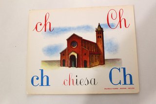 Alfabeto Figurato Originale Fabbri Anni 50