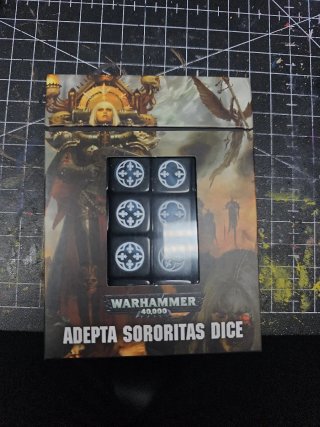 Dados Warhammer 40,000 Adepta Sororitas