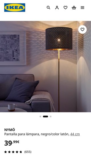 Pantalla para lámpara IKEA