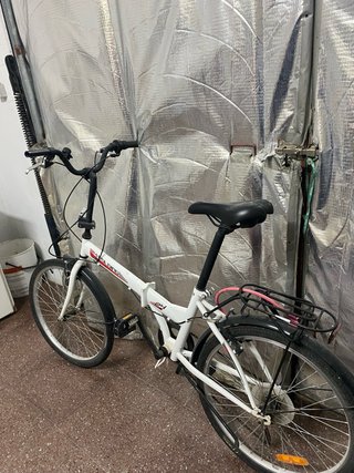 Bicicleta Plegable 24” Blanca