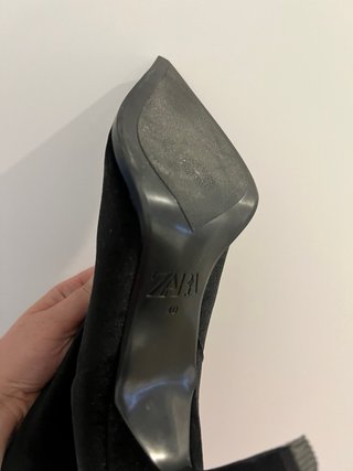 Botín tacón Zara negro