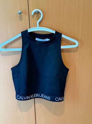 Top Calvin Klein Jeans Negro XS