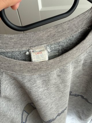 Sudadera Vintage Gris Champion