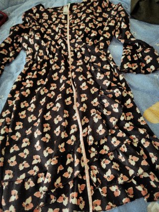 Mini abito floreale donna con cintura