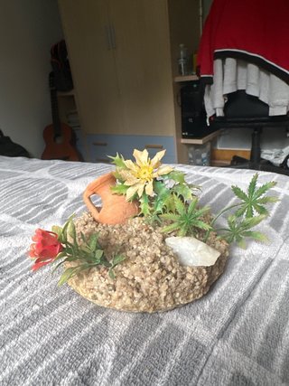 Figura decorativa para acuario
