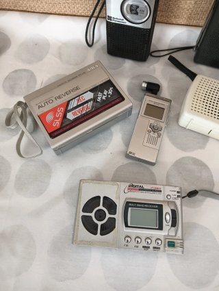 Lote radios y cassette vintage