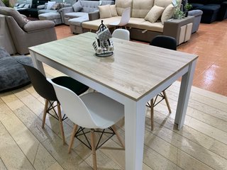 Mesa comedor + 4 sillas 138cm