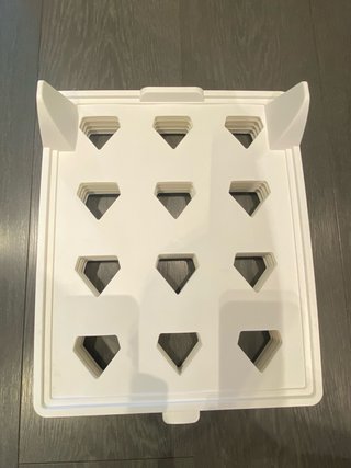 Organizador de Camisetas Blanco Plástico