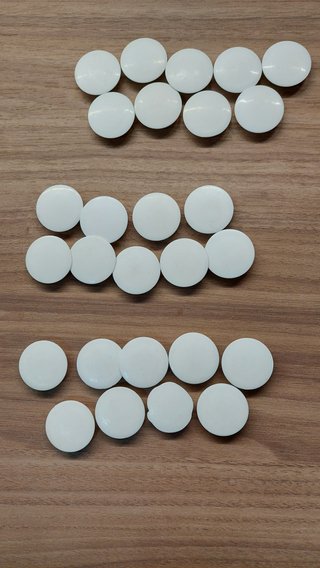 Lotto 3 Tappi Troppo Pieno Lavandino