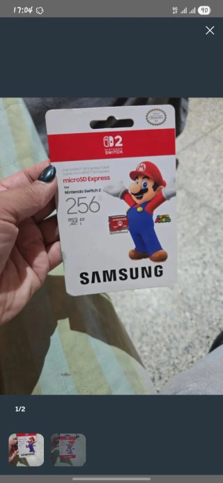 Tarjeta microSDXC 256GB Nintendo Switch