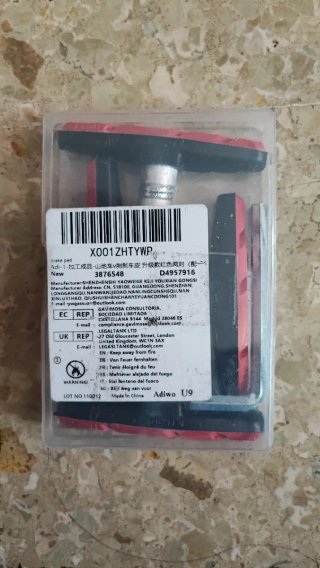 Pastillas de Freno para Bicicleta, 2 Pares