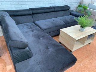 Sofá Rinconera Negro 260x188cm