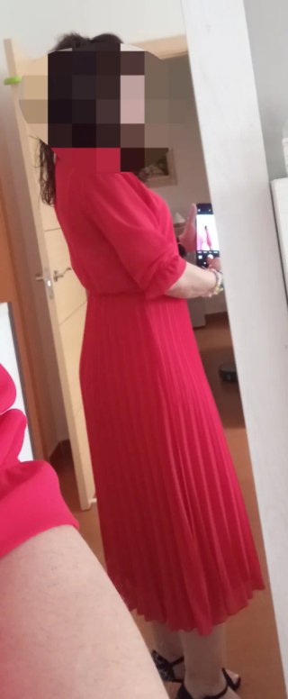 Vestido rojo de fiesta
