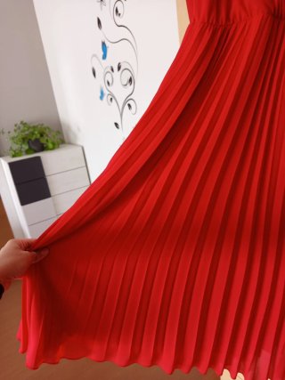 Vestido rojo de fiesta