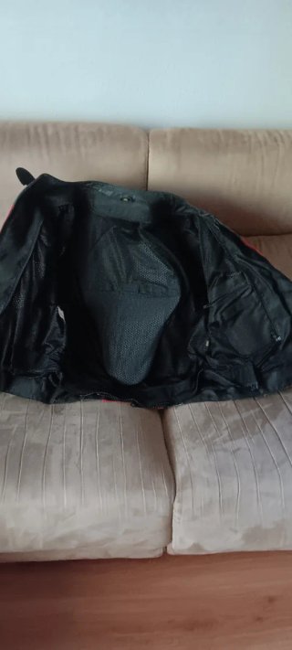 Chaqueta de cuero para moto deportiva