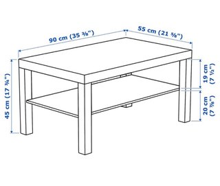 Mesa de centro madera