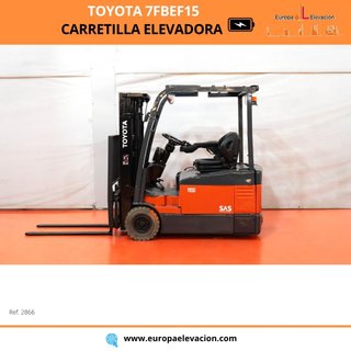 CARRETILLA ELEVADORA ELECTRICA TOYOTA 1500 KG